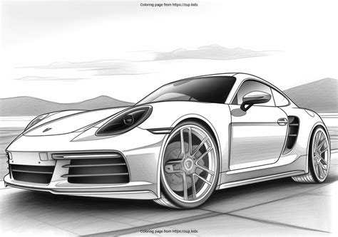 porsche coloring|More.